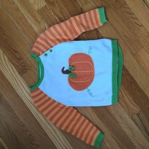Zubels Pumpkin Knit Sweater 3t